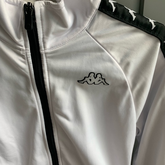 Kappa White and Black Zip Up - Picture 4 of 8
